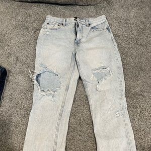 Abercrombie High Rise Mom Jeans